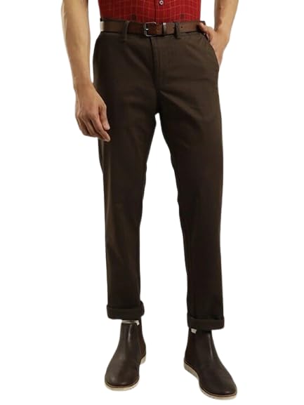 Indian Terrain Men Brooklyn Slim Fit Chino Trousers