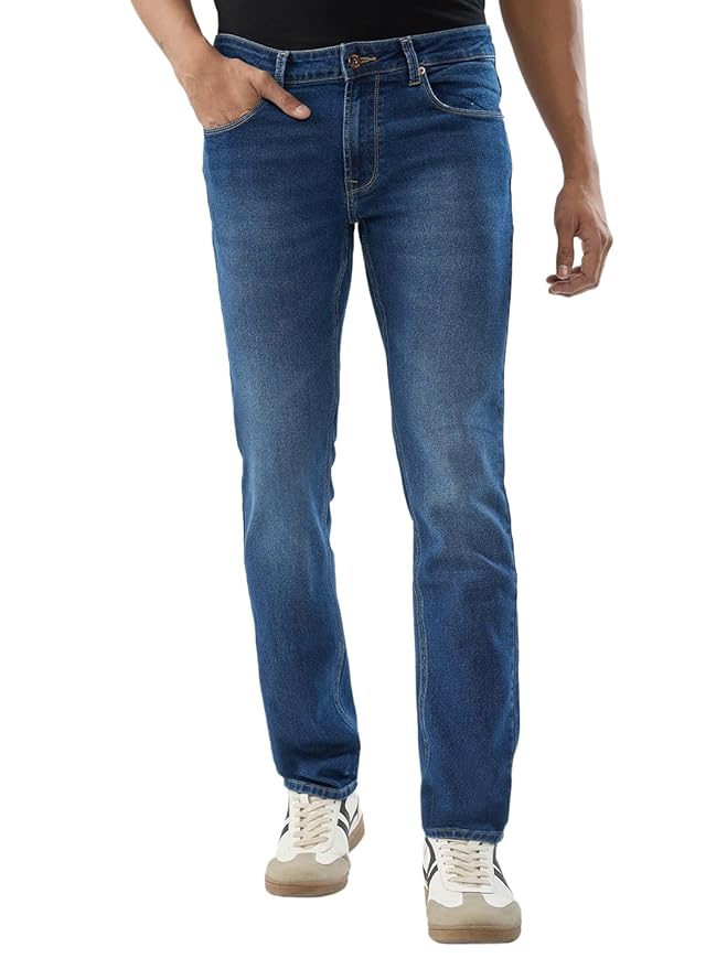 Spykar Men's Rover Regular Fit Mid Rise Casual Jeans
