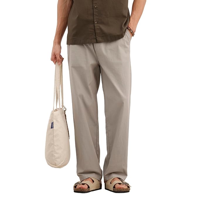 WROGN Men's Stretch Cotton Trousers