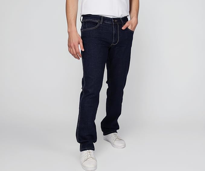 Wrangler Men Blue Millard Regular Fit Mid Rise Jeans