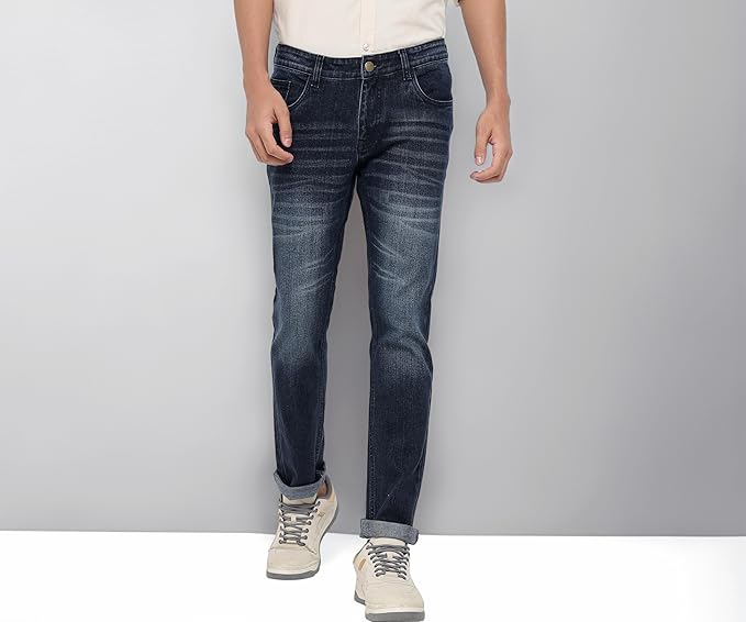Allen Cooper Slim Fit Strechable Denim Jeans for Men