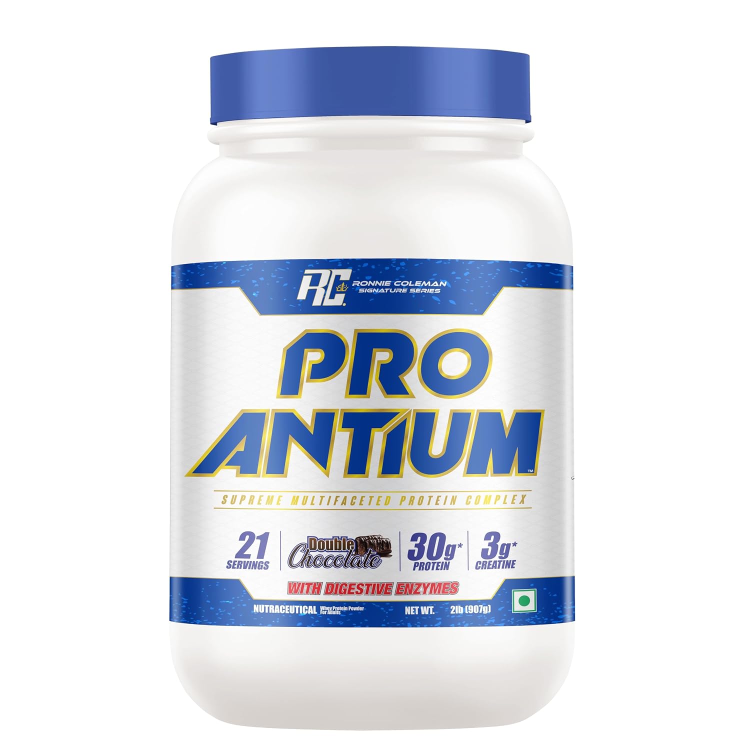 Ronnie Coleman Signature Series Pro-Antium Whey Protein, Double Chocolate