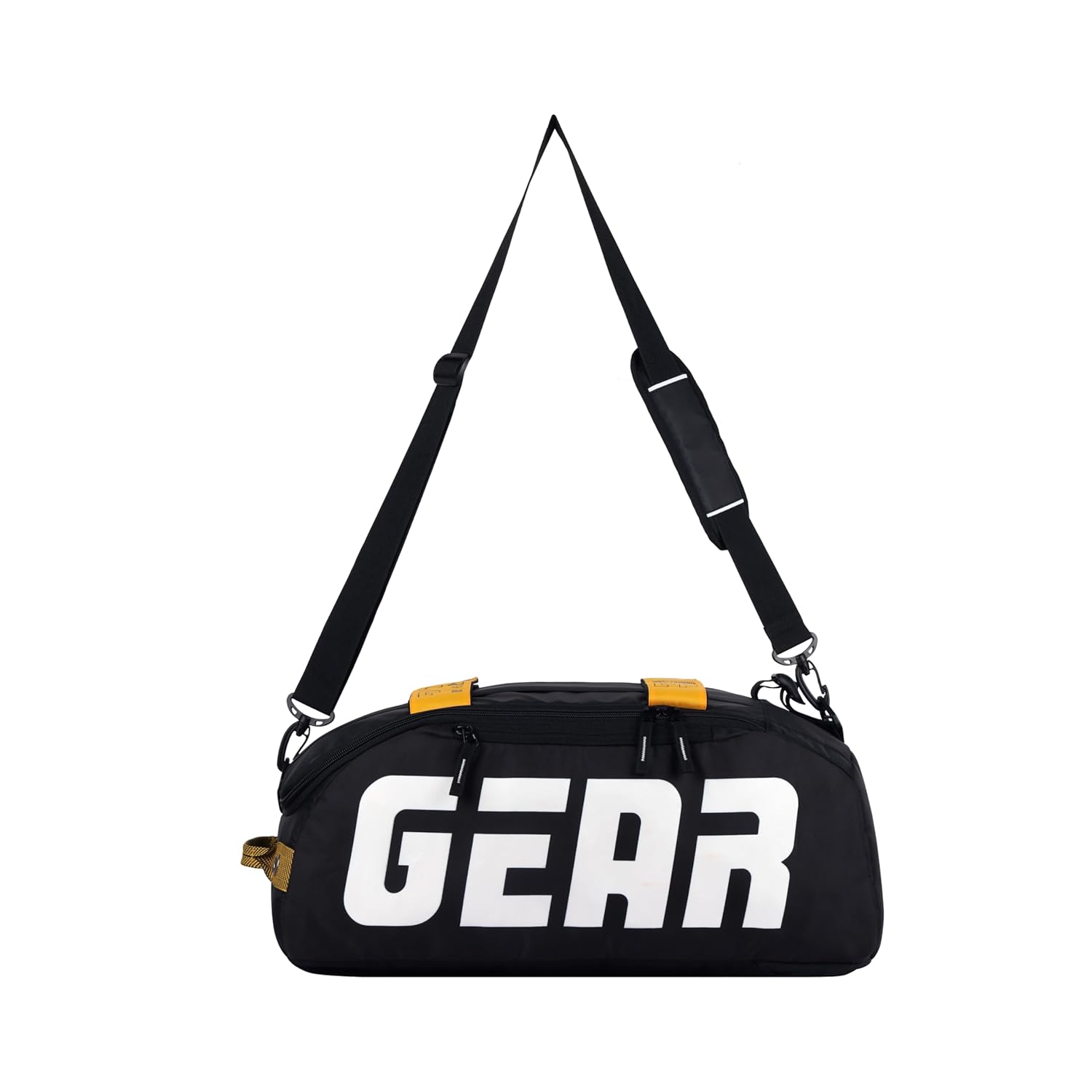 Gear Statement Maxis 3.0 29L Gym Bag for Men & Women(Black-Yellow)