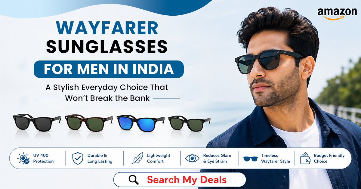 Fastrack 380-390 UV Protected Wayfarer Sunglasses for Men review with UV protection and stylish black frame