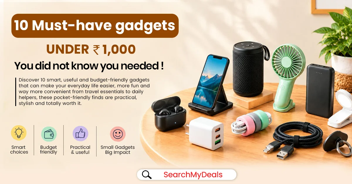 Must-have everyday gadgets under Rs 1000 for home and travel