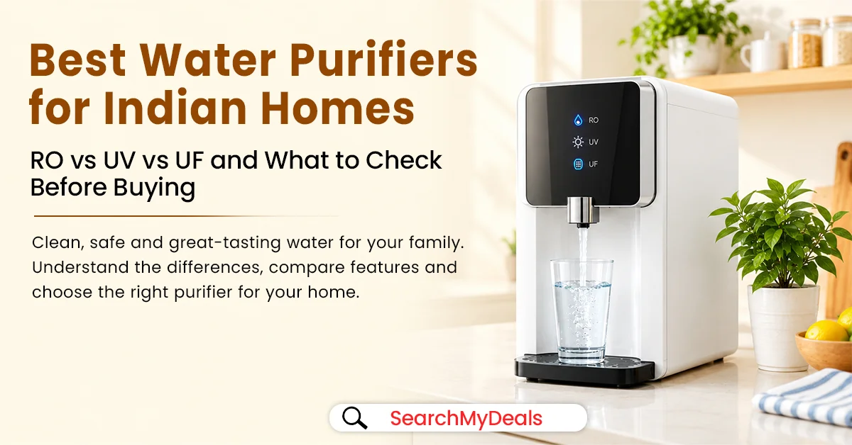 RO water purifier for household drinking water in an Indian kitchen