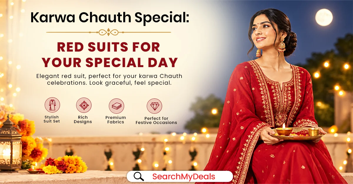 Red Suit Outfits for Karwa Chauth Special Celebration