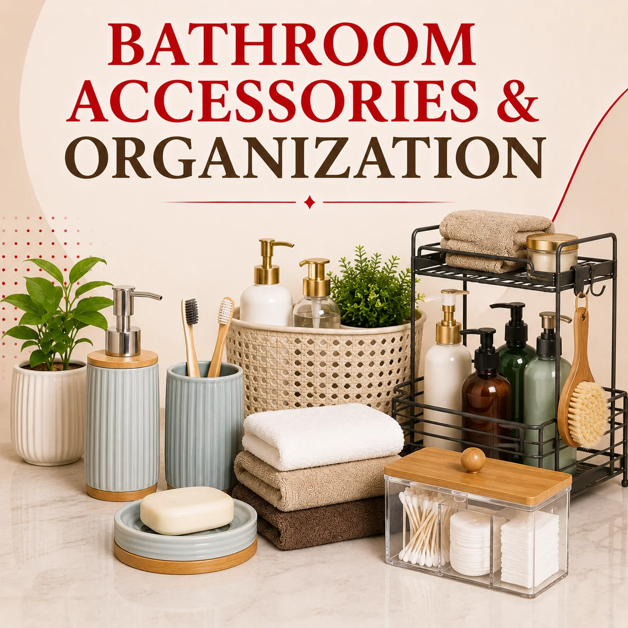 Bathroom Accessories & Organization