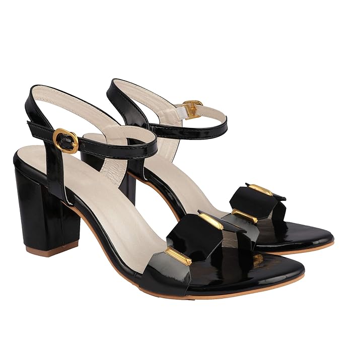 Shoetopia Elegant Heeled Sandals for Women